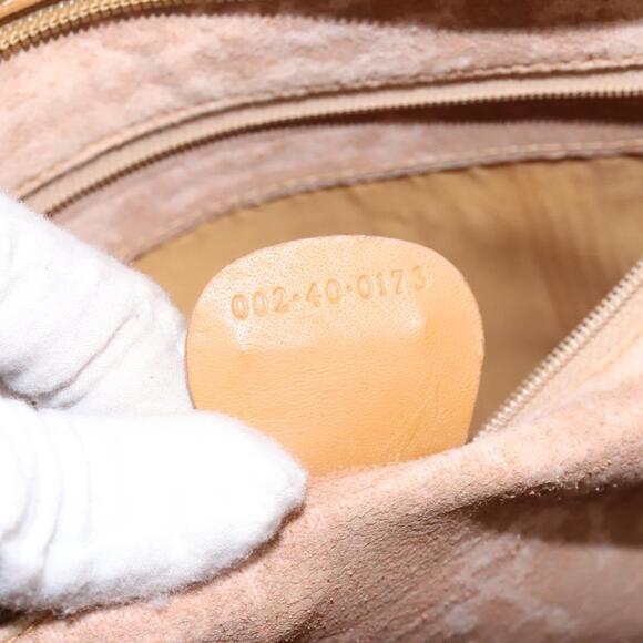 GUCCI Micro GG Supreme Tote Bag Pvc Beige Gold - Picture 13 of 13